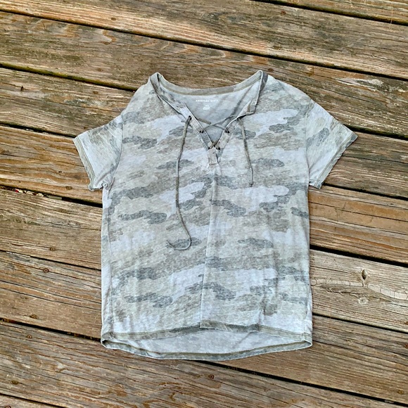 American Eagle Outfitters Tops - Camouflage Shirt